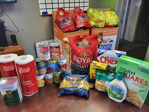 Weed Man Racine-Kenosha Donates 950 Pounds of Food to Racine County Food Bank